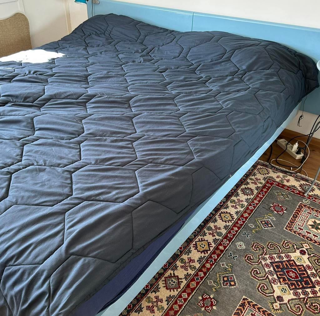 Auping Match 180 x 200, Huis en Inrichting, Blauw, Tweepersoons, Ophalen of Verzenden, 180 cm