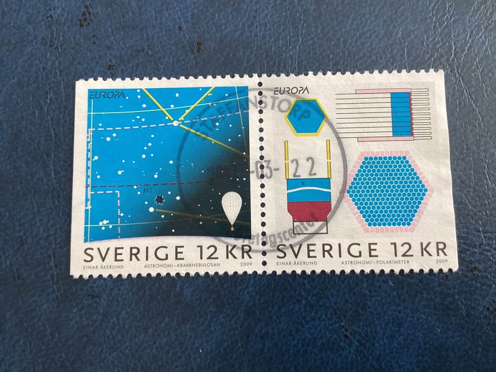 Zweden 2009 - Mi.2688/87-Europa CEPT Astronomie, Verzenden, Zweden, Gestempeld