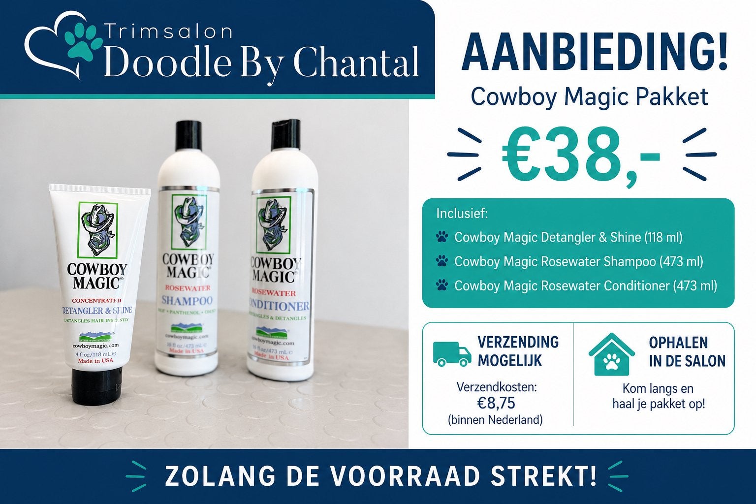 COWBOY MAGIC VERZORGINGSSET, Ophalen of Verzenden, Nieuw