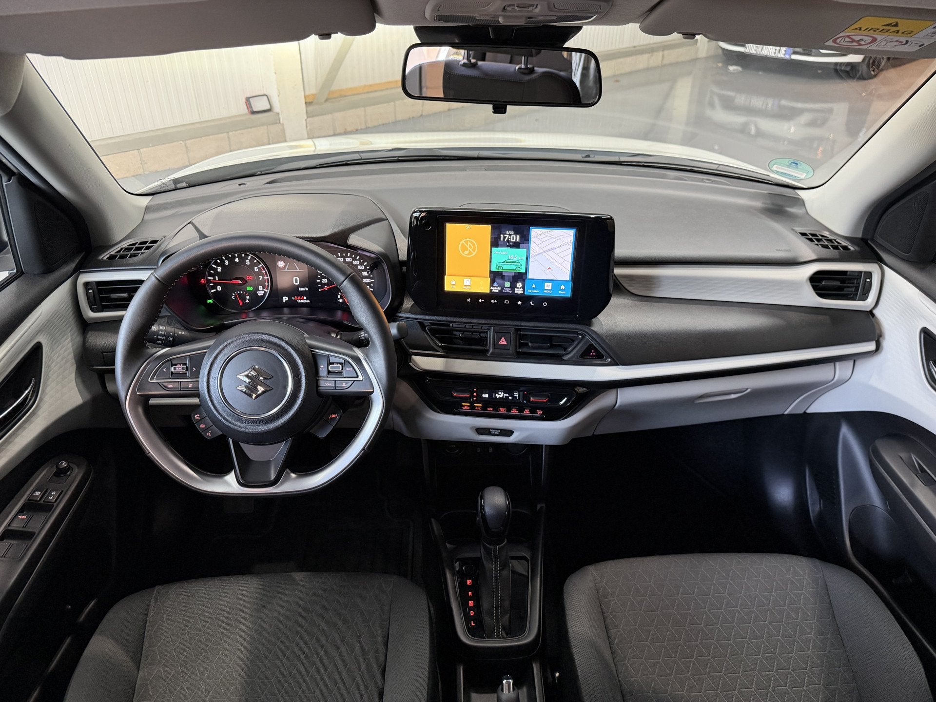 Suzuki Swift 1.2 Select Hybrid Aut. Navi | ACC | Dodehoek |, Auto's, Stof, Gebruikt, Bedrijf, 3 cilinders