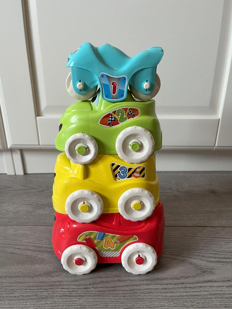 Clementoni Stapeltoren Voertuigen, Ophalen of Verzenden, Gebruikt, Auto, Met wieltjes