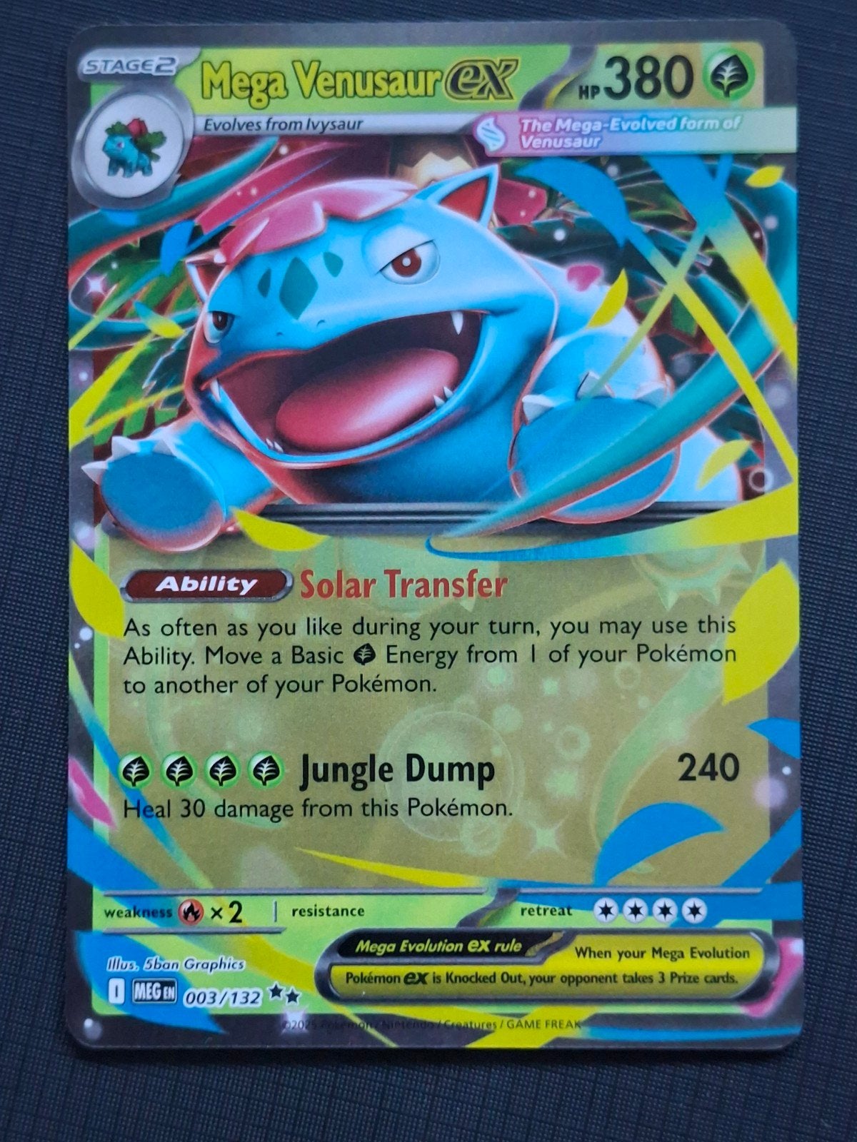 Mega Venusaur EX 003, Hobby en Vrije tijd, Verzamelkaartspellen | Pokémon, Ophalen of Verzenden