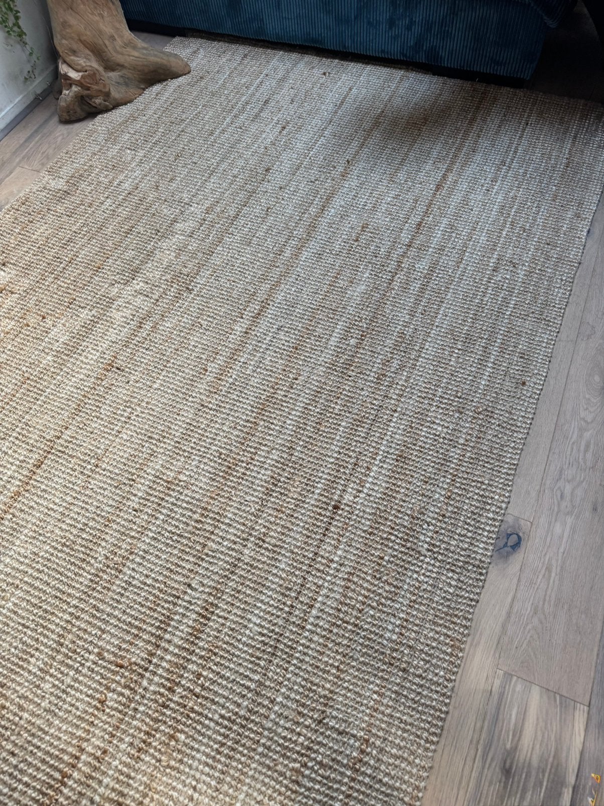 IKEA LOHALS Vloerkleed Jute 160x230 cm, Ophalen, Beige, 150 tot 200 cm, 200 cm of meer