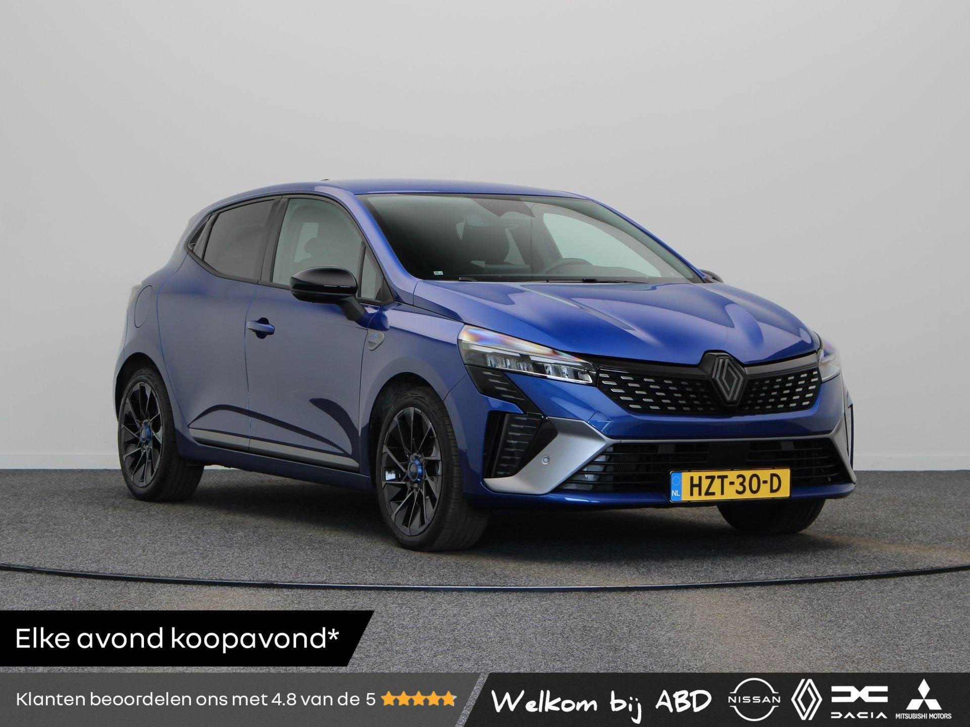 Renault Clio E-Tech Full Hybrid 145pk esprit Alpine | Stoel-, Dealer onderhouden, Gebruikt, Euro 6, Blauw