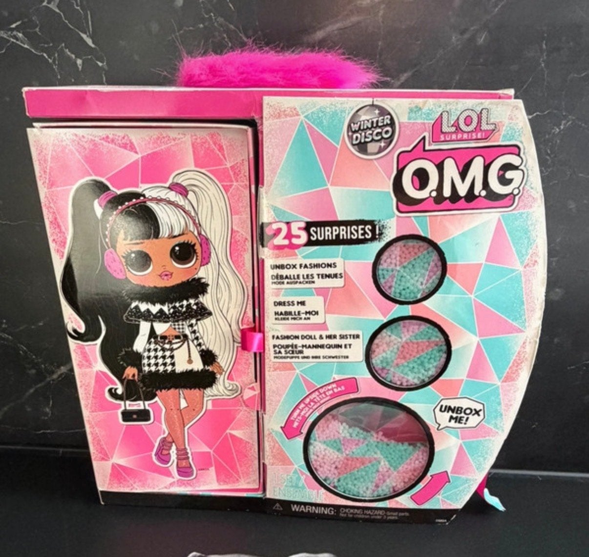 L.O.L. Surprise! O.M.G. Winter Disco Grote Pop, Ophalen of Verzenden, Zo goed als nieuw, Overige typen