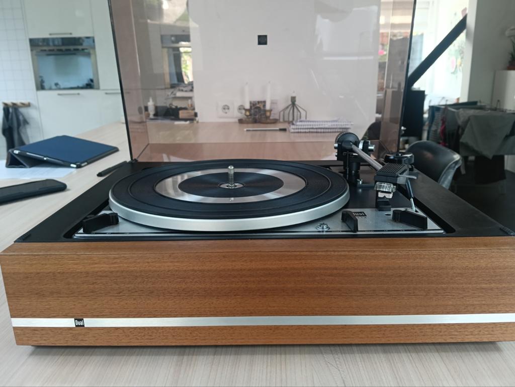 Dual 1214 Platenspeler - Vintage Hifi, Audio, Tv en Foto, Platenspelers, Automatisch, Ophalen of Verzenden, Zo goed als nieuw