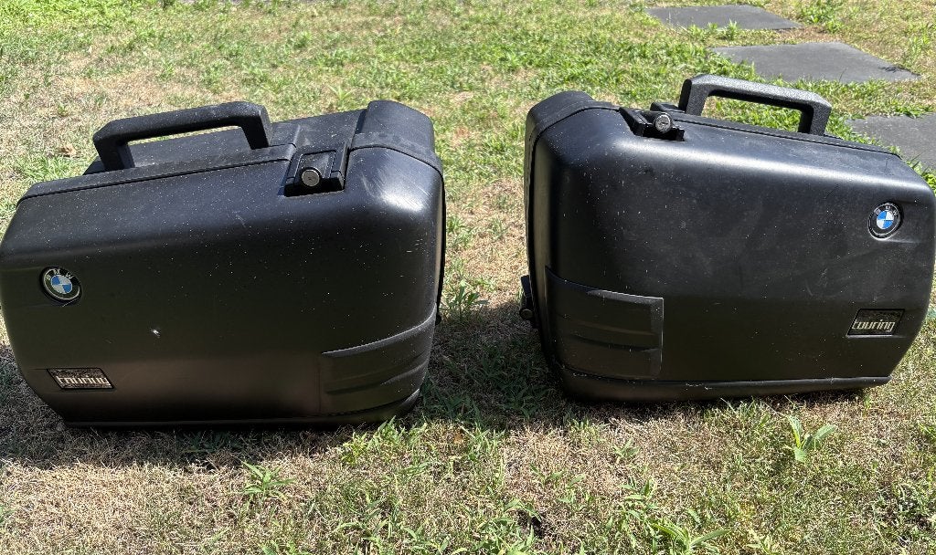 2 BMW touring motorkoffers, Ophalen, Gebruikt