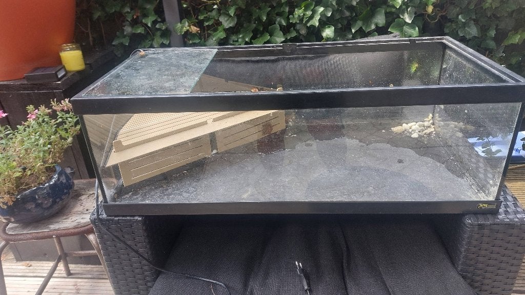 Aquarium voor waterschildpad, Ophalen, Gebruikt, Overige merken, Inclusief toebehoren