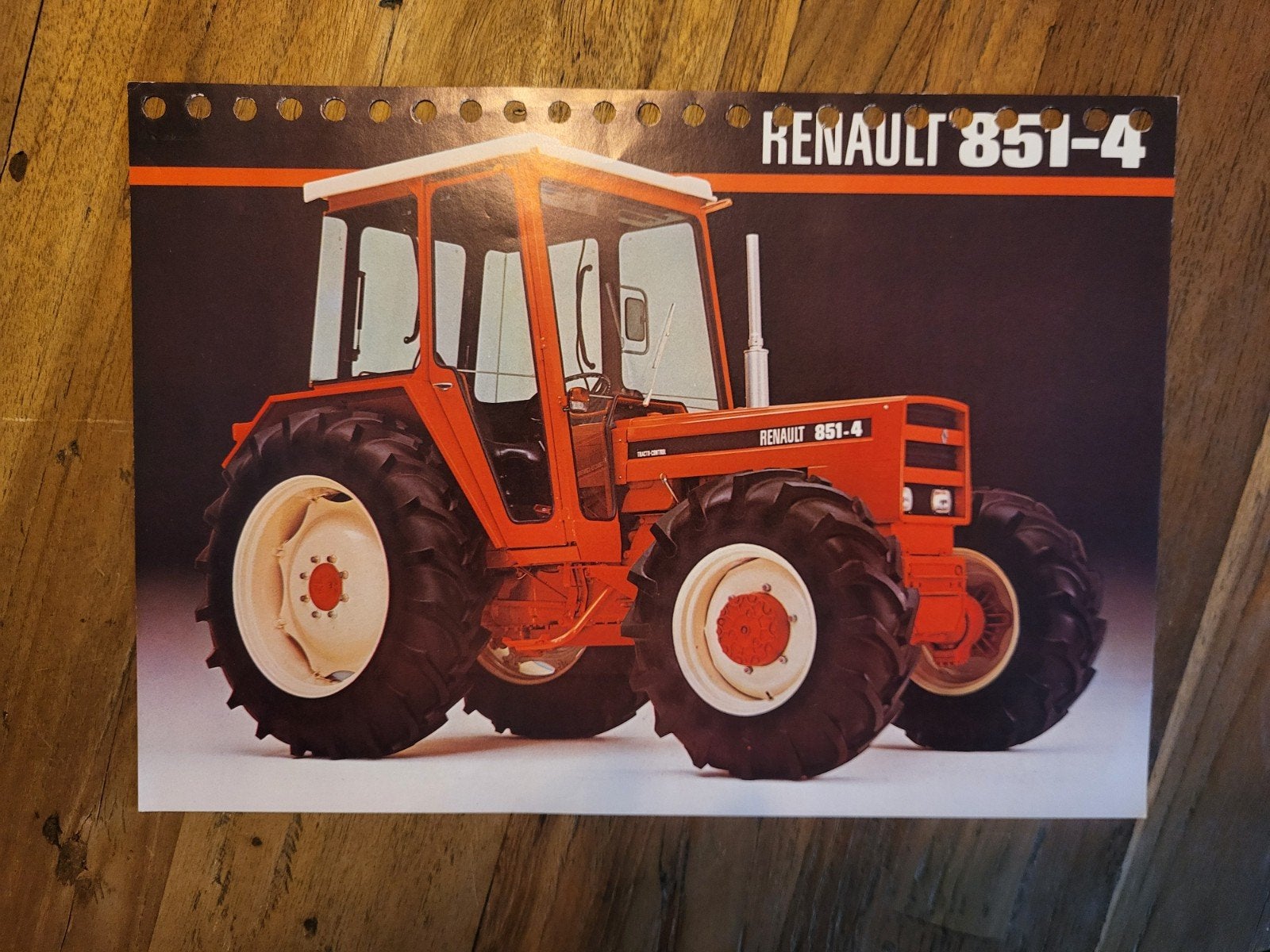 tractor folder Renault 851-4, Boeken, Ophalen of Verzenden, Zo goed als nieuw, Folder