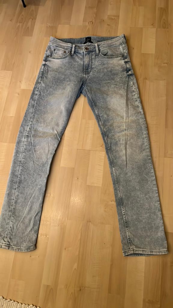 Jeans heren 30/32 slim fit, Ophalen of Verzenden, Zo goed als nieuw, Blauw, W32 (confectie 46) of kleiner