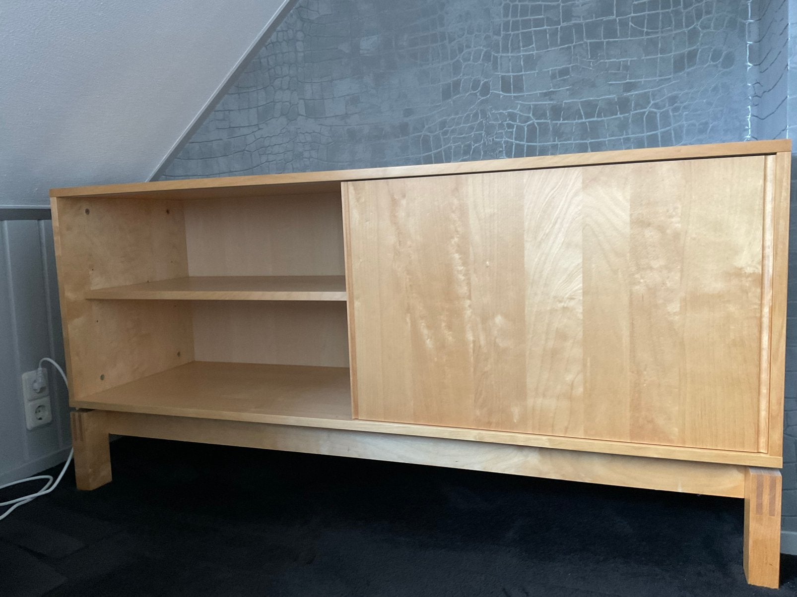 Wandkast met 2 schuifdeuren, Ophalen, Minder dan 50 cm, 100 tot 150 cm, Zo goed als nieuw