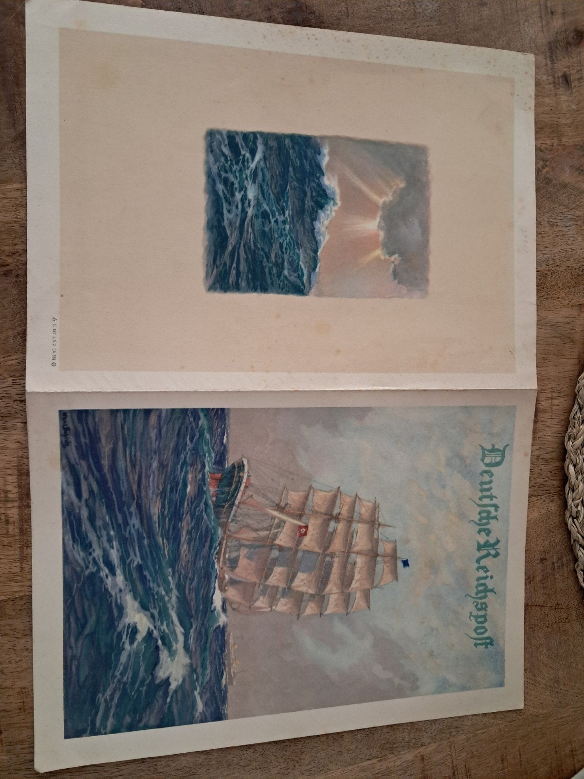 Deutchesreichspost bruidspaar felicitatie 1938, Ophalen of Verzenden, Nederland
