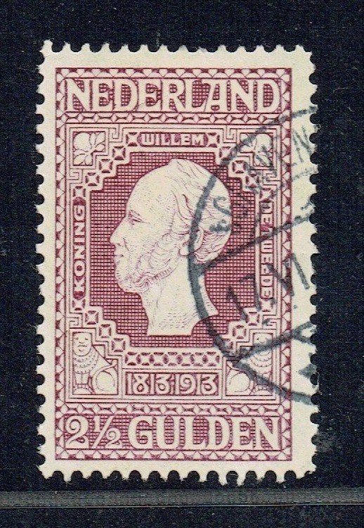 Nederland 1913 nr 99 Koning Willem ll s GRAVENHAGE, Verzenden, Gestempeld, Koningshuis