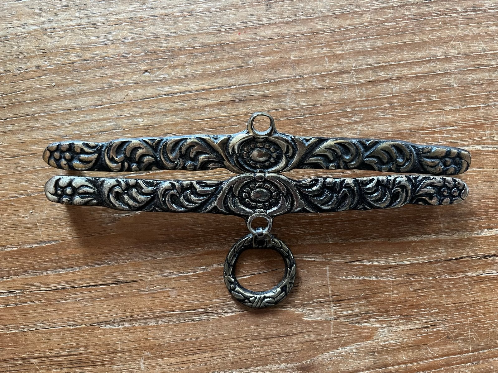 Vintage beslag voor  schellekoord, circa 18 cm, Ophalen of Verzenden, Gebruikt, Overige typen