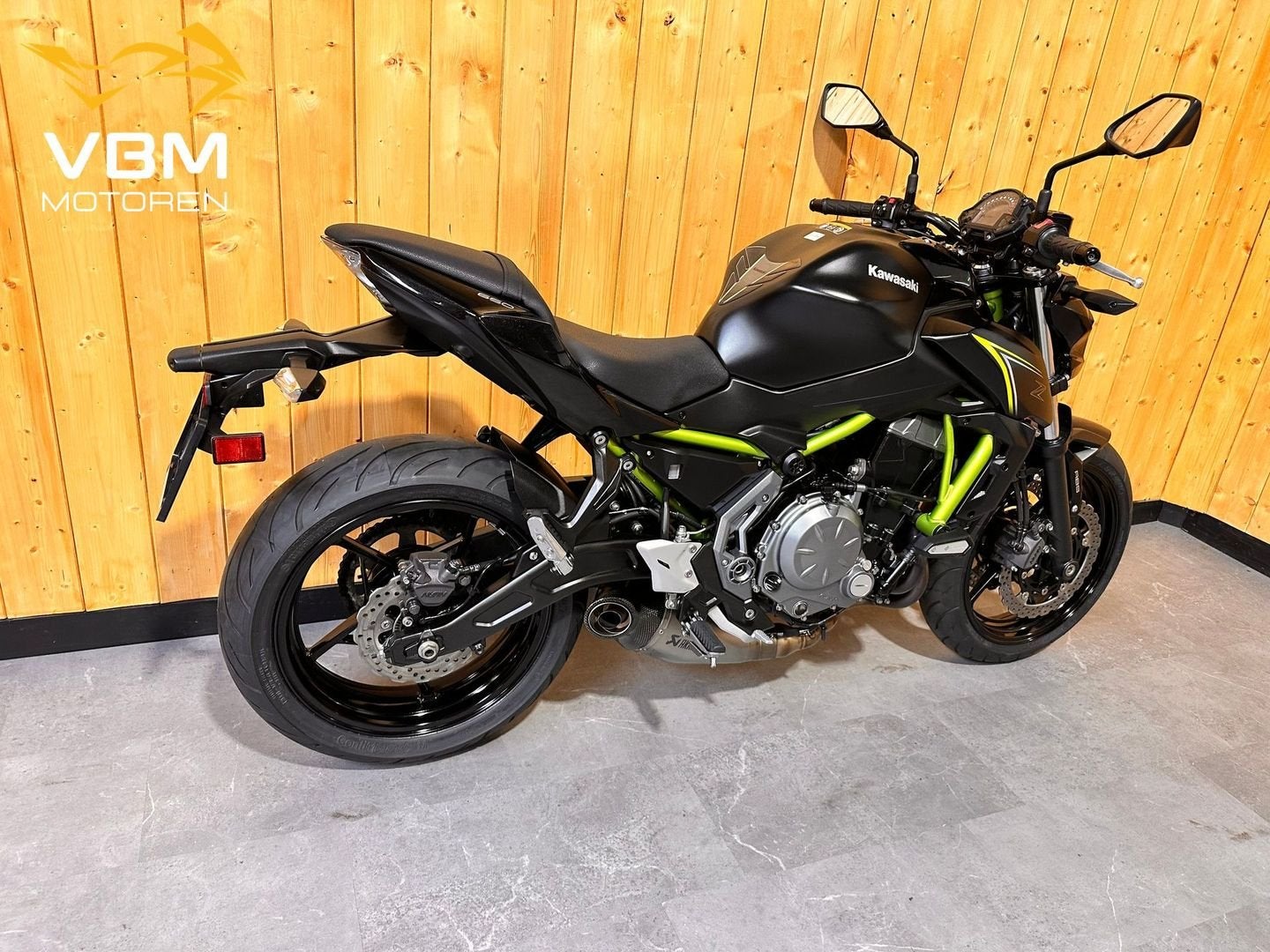 KAWASAKI Z 650 ABS Z650 Z-650 Nieuwe set banden! Akrapovic!, Motoren, Motoren | Kawasaki, 2 cilinders, Bedrijf, Onbekend, KAWASAKI