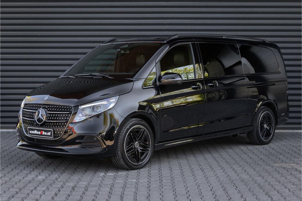 Mercedes-Benz V-Klasse 300d 4 Matic XL AMG-Line -Burmester-D, Gebruikt, 2500 kg, Zwart, Bedrijf