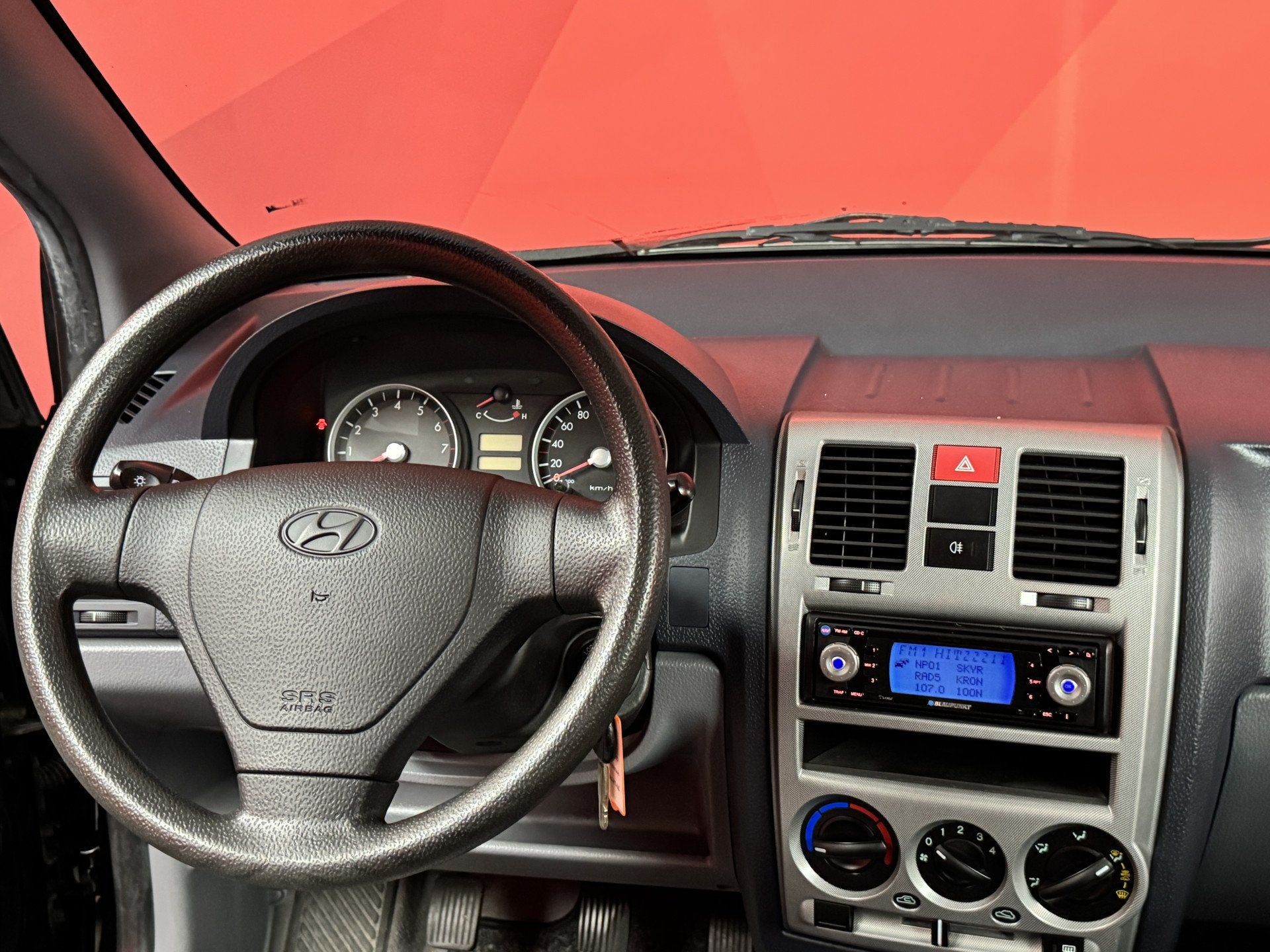 Hyundai Getz 1.3i GL | Airco | Apk 01-2027! (bj 2003), Auto's, Voorwielaandrijving, Zwart, 4 cilinders, 82 pk