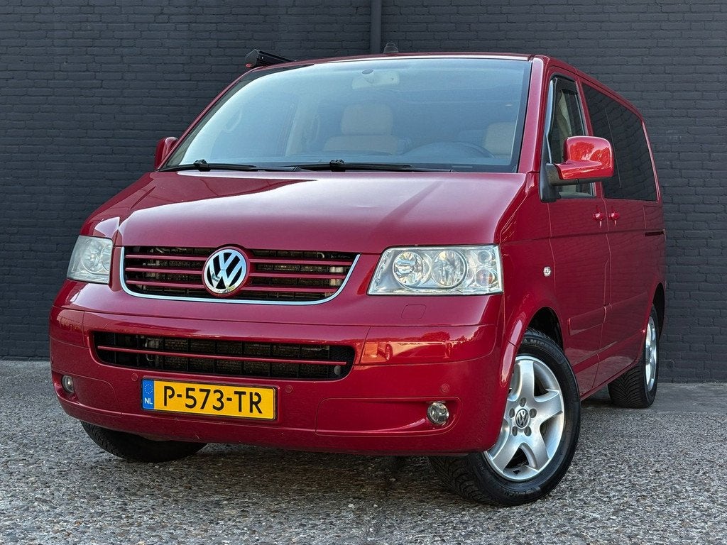 Volkswagen MULTIVAN 2.5TDI 128 KW CAMPER |7 PERSOONS |HEFDAK, Auto's, Volkswagen, Automaat, Gebruikt, Beige, Overige carrosserieën