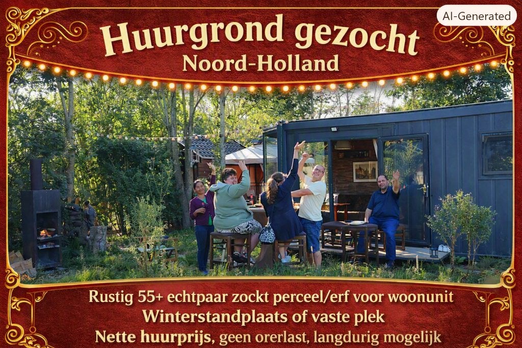 HUURGROND GEZOCHT ‼️, Tuin en Terras, Tuinhuizen, Gebruikt, 250 tot 500 cm, Ophalen of Verzenden, Minder dan 200 cm