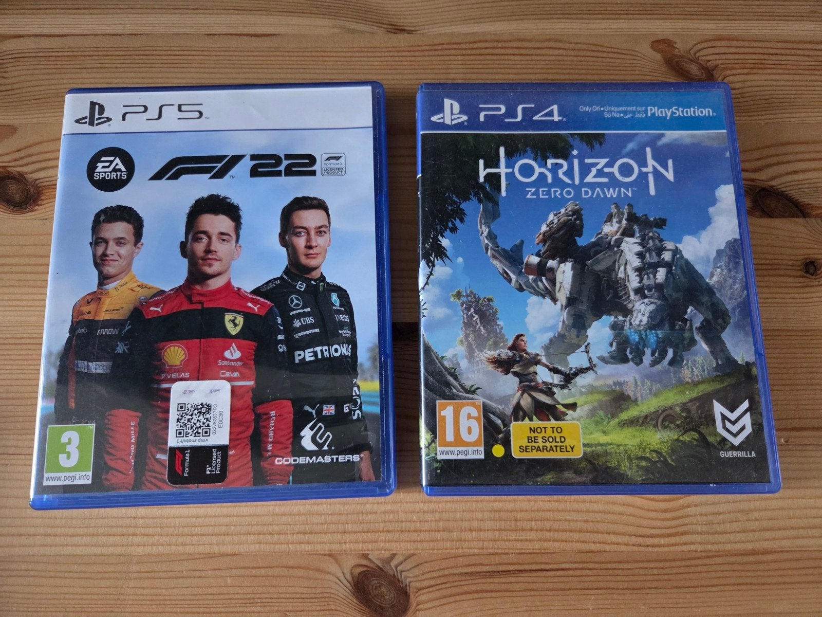 playstation 5 spellen f1 22 en horizon, Ophalen, Zo goed als nieuw