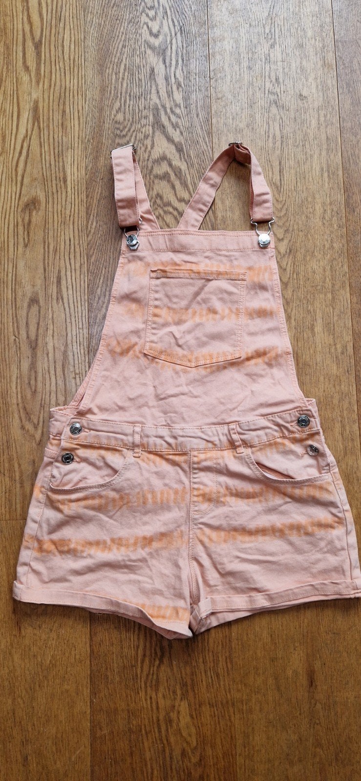 Korte spijkerbroek, salopette, jumpsuit maat 158, Ophalen of Verzenden, Zo goed als nieuw, Meisje, Broek