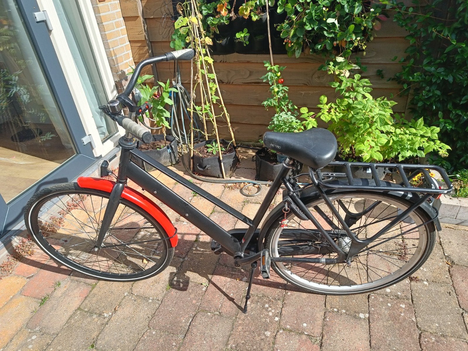 Mooie opgeknapte en stevige omafiets, Terugtraprem, 53 tot 56 cm, Versnellingen, Zo goed als nieuw