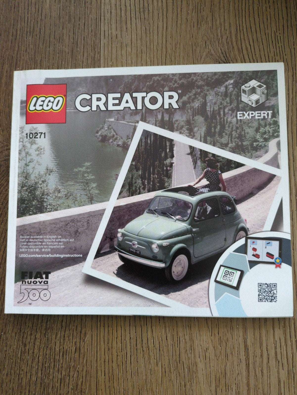 LEGO Creator Expert Fiat 500 (10271) - Zo goed als nieuw, Ophalen, Zo goed als nieuw