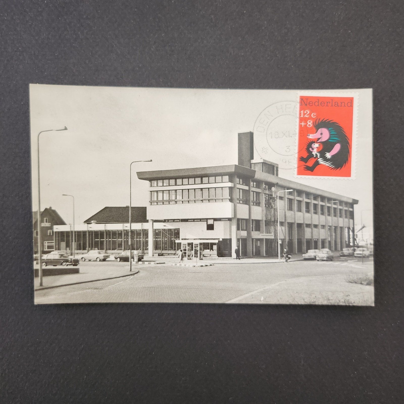 Oude PTT Postkantoor Den Helder Ansichtkaart, Verzenden, 1960 tot 1980, Gelopen, Noord-Holland