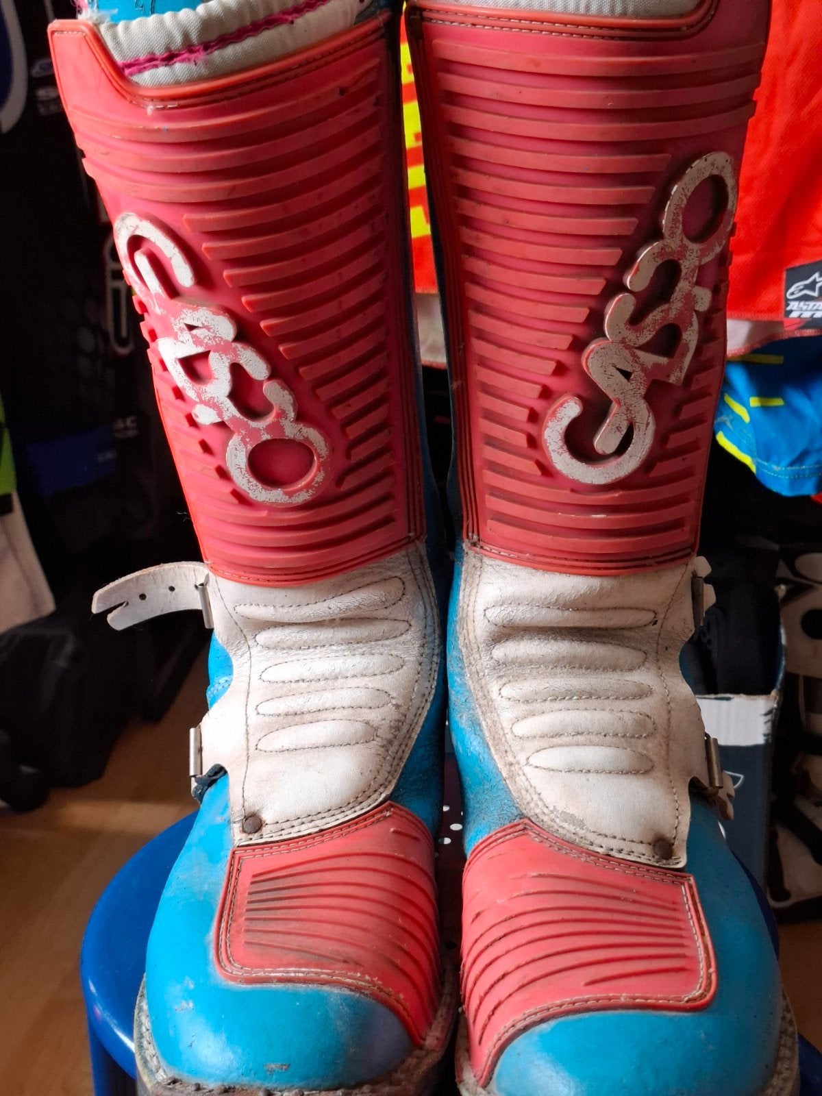 1 Compleet setje sinisalo crosskleding vintage, Motoren, Ophalen of Verzenden, Tweedehands, Handschoenen