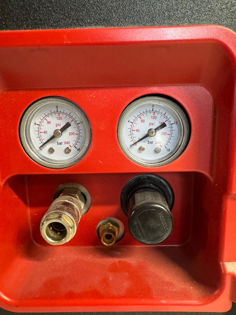 Compressor, Ophalen of Verzenden, Zo goed als nieuw, Minder dan 200 liter/min, Minder dan 25 liter