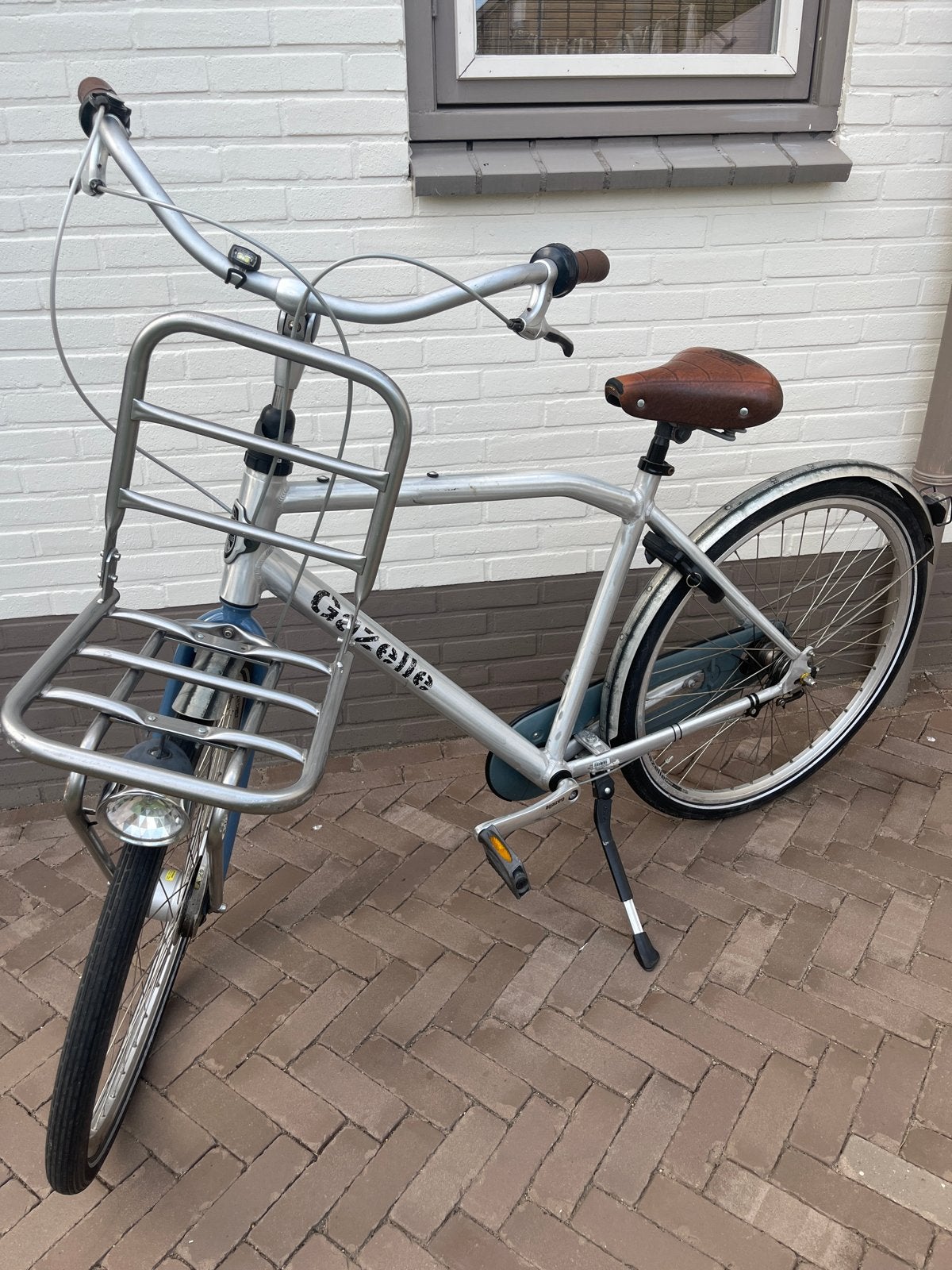 Gazelle transportfiets met voordrager, Ophalen, Gebruikt, Versnellingen, Gazelle