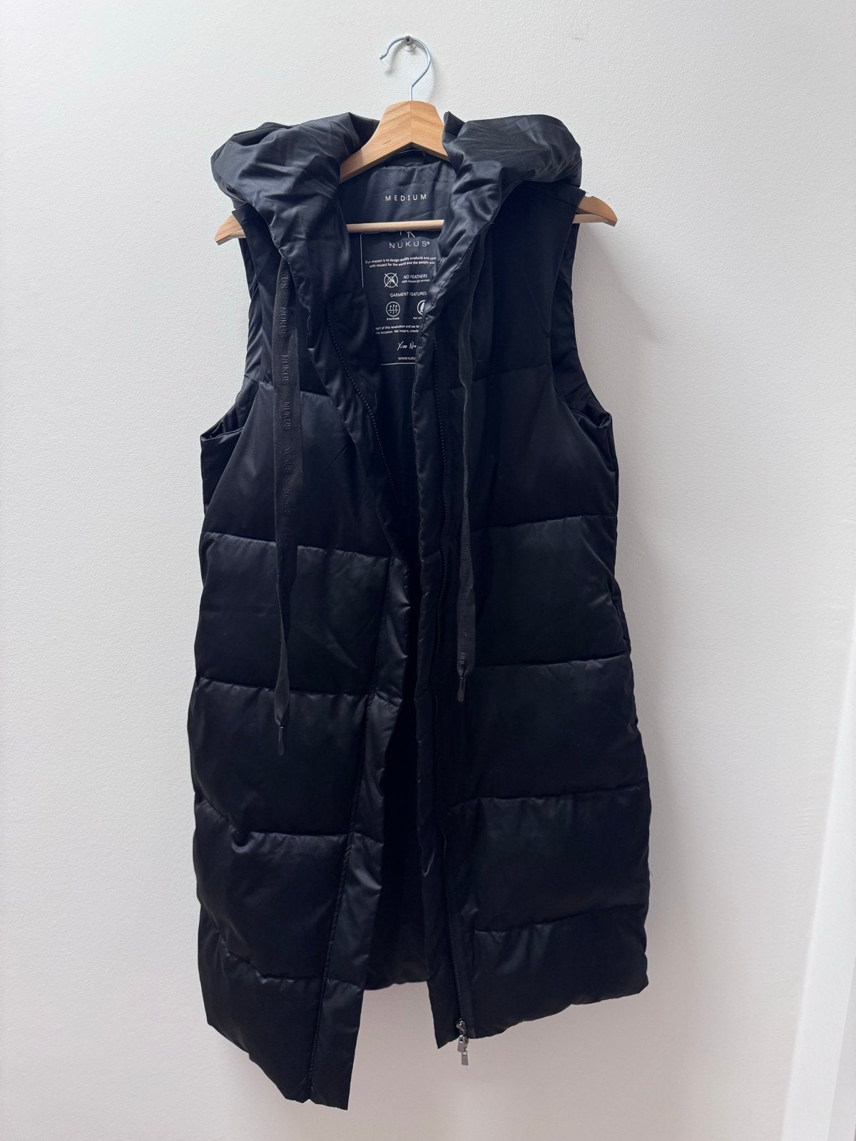 Nukus bodywarmer maat M, Ophalen of Verzenden, Zo goed als nieuw, Maat 38/40 (M), Zwart