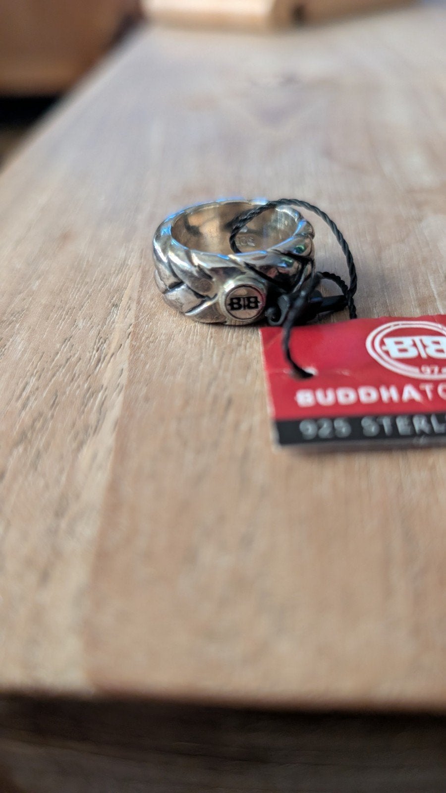 Buddha to Buddha ring Hakim 17, Nieuw, Ophalen of Verzenden, 17 tot 18, Dame of Heer