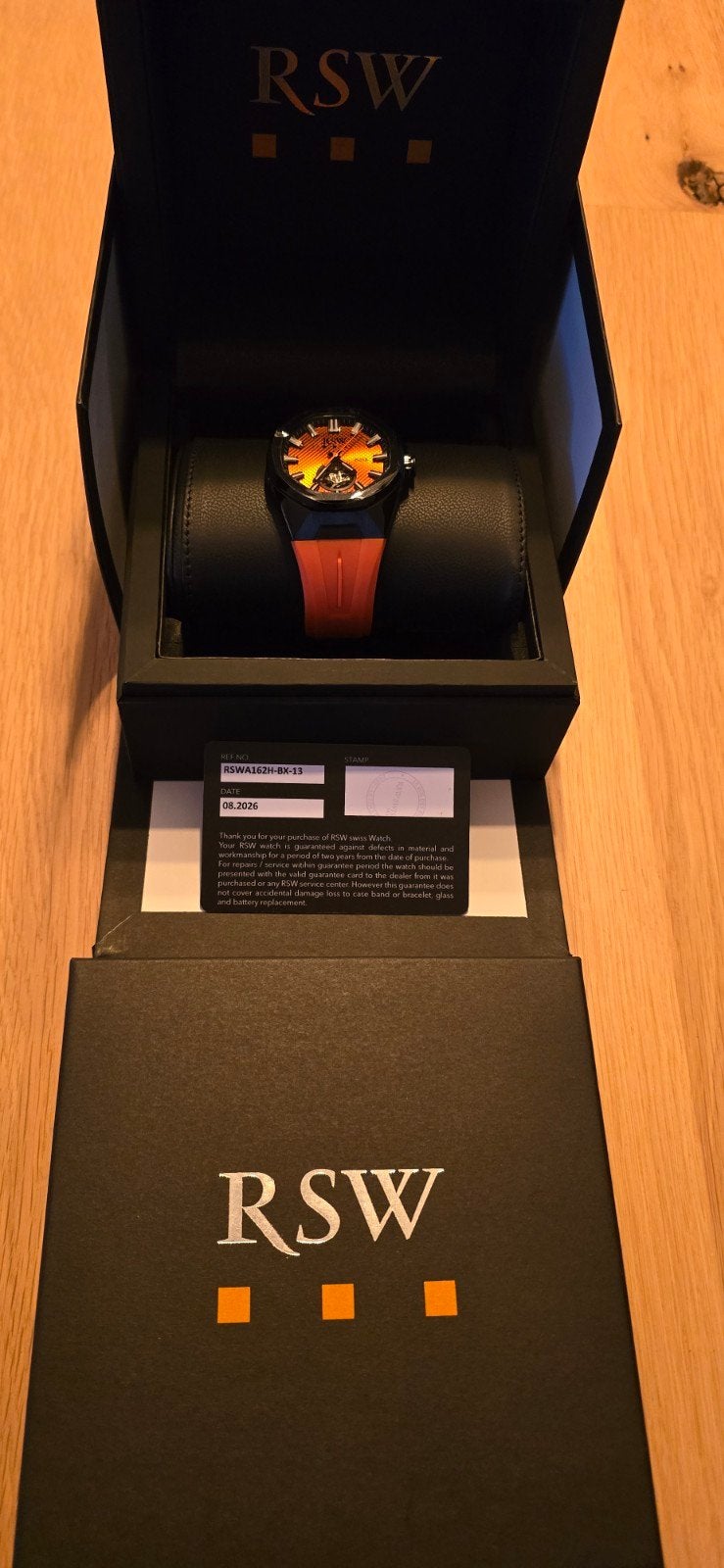 RWS Swiss Made Automatic, Sieraden, Tassen en Uiterlijk, Horloges | Heren, Overige merken, Polshorloge, Overige materialen, Nieuw