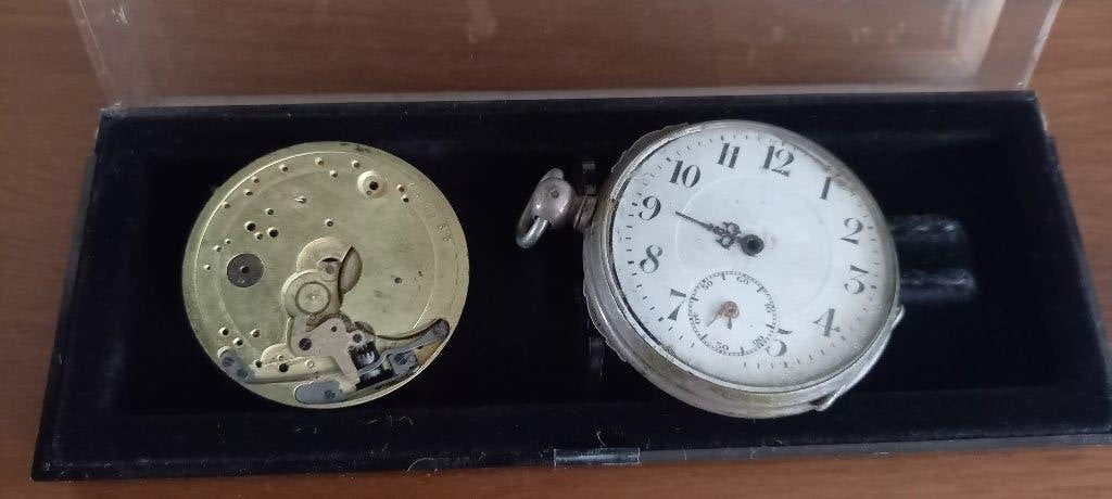 Antiek zakhorloge, Ophalen of Verzenden, Staal, Zakhorloge, Overige merken
