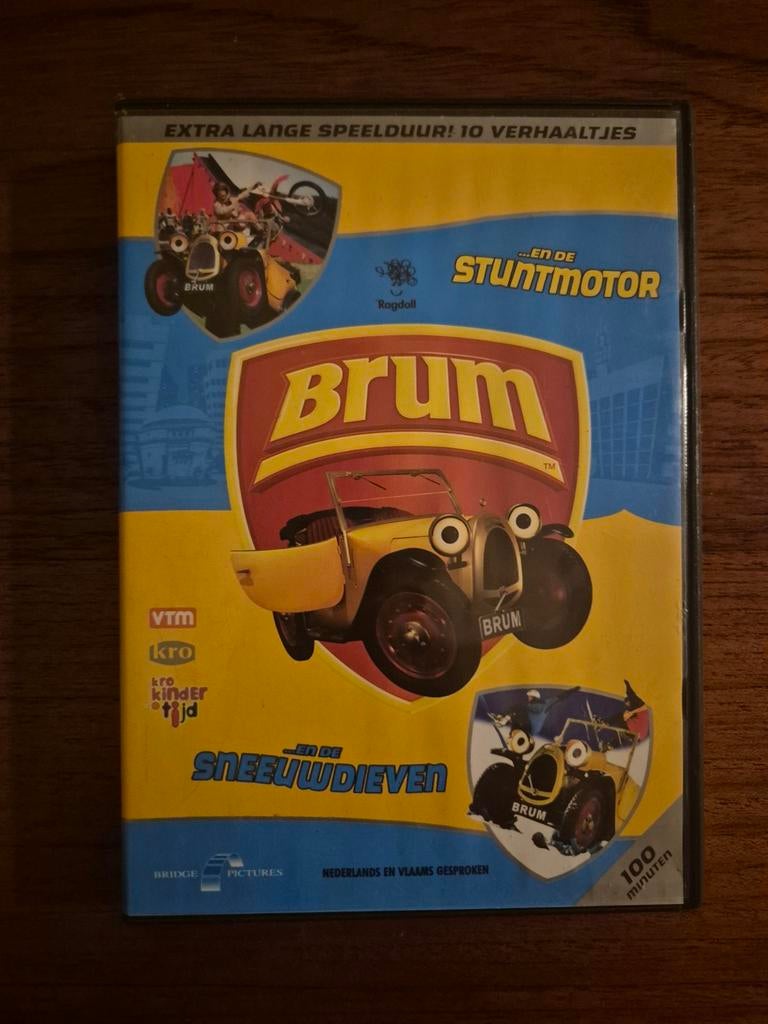 Brum en de Stuntmotor / Brum en de Sneeuwdieven DVD, Ophalen of Verzenden