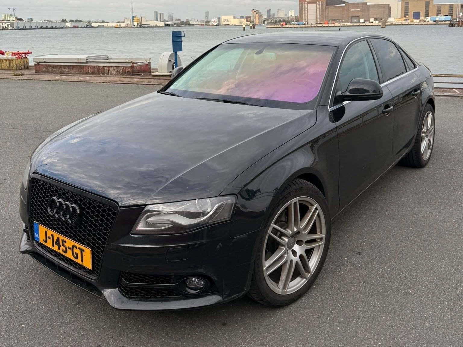 Audi A4 1.8 TFSI 160pk 2008 Zwart, Stof, Zwart, 4 cilinders, 160 pk