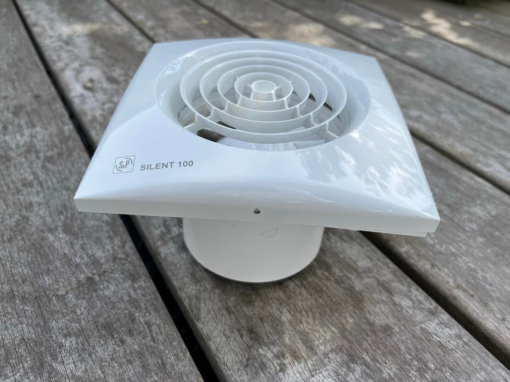 S&P Silent 100 Afzuiger/Ventilator, Ophalen, Zo goed als nieuw, Ventilator en Afzuiger