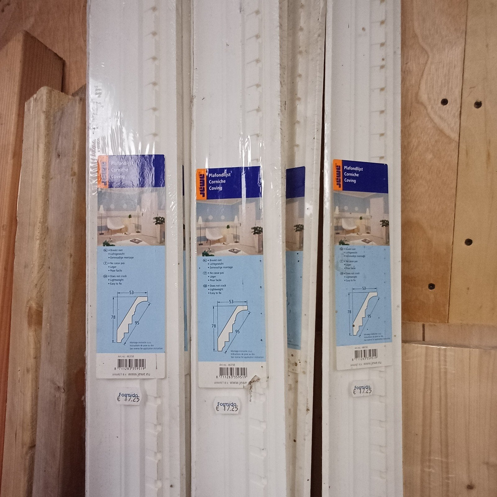 Te koop 8 Sierlijsten  plafond, Ophalen, Overige materialen, Plinten
