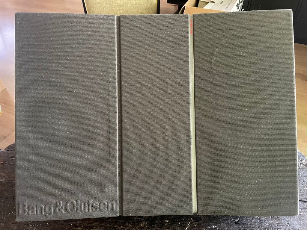 2 speakers van Bang & Olufsen, type 6503, Red Line 60, Gebruikt, Overige typen, 60 tot 120 watt, Ophalen