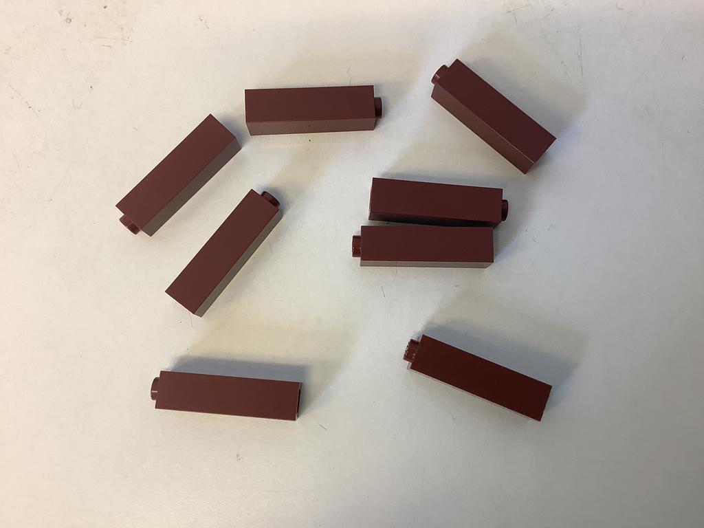 Lego steen 1x1x3 bruin (1), Ophalen of Verzenden, Gebruikt, Losse stenen, Lego