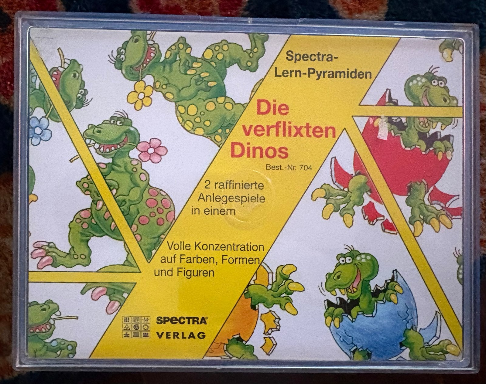Die verflixten Dinos Spectra Lern-Pyramiden puzzel, Hobby en Vrije tijd, Denksport en Puzzels, Gebruikt, Overige typen, Ophalen