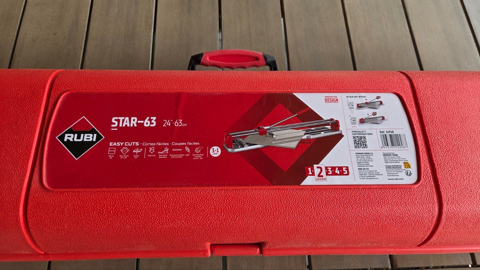 Tegelsnijder Rubi Star-63 - Zo goed als nieuw, Ophalen of Verzenden, Zo goed als nieuw
