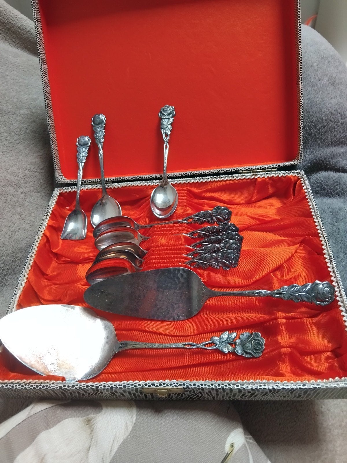 Zilver gebak bestek, Antiek en Kunst, Ophalen