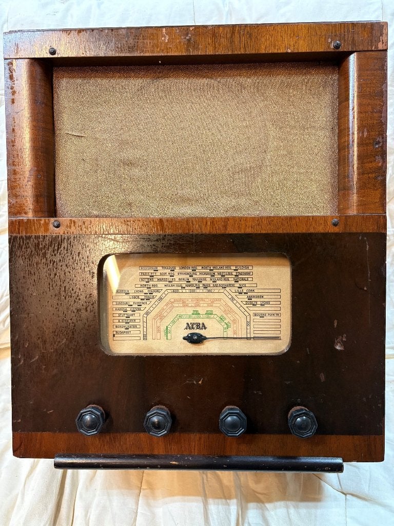 Antieke Alba radio, omgebouwd naar Bluetooth., Ophalen of Verzenden