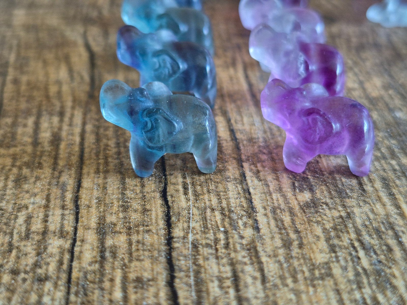 Mini Fluoriet  olifantjes, Ophalen of Verzenden