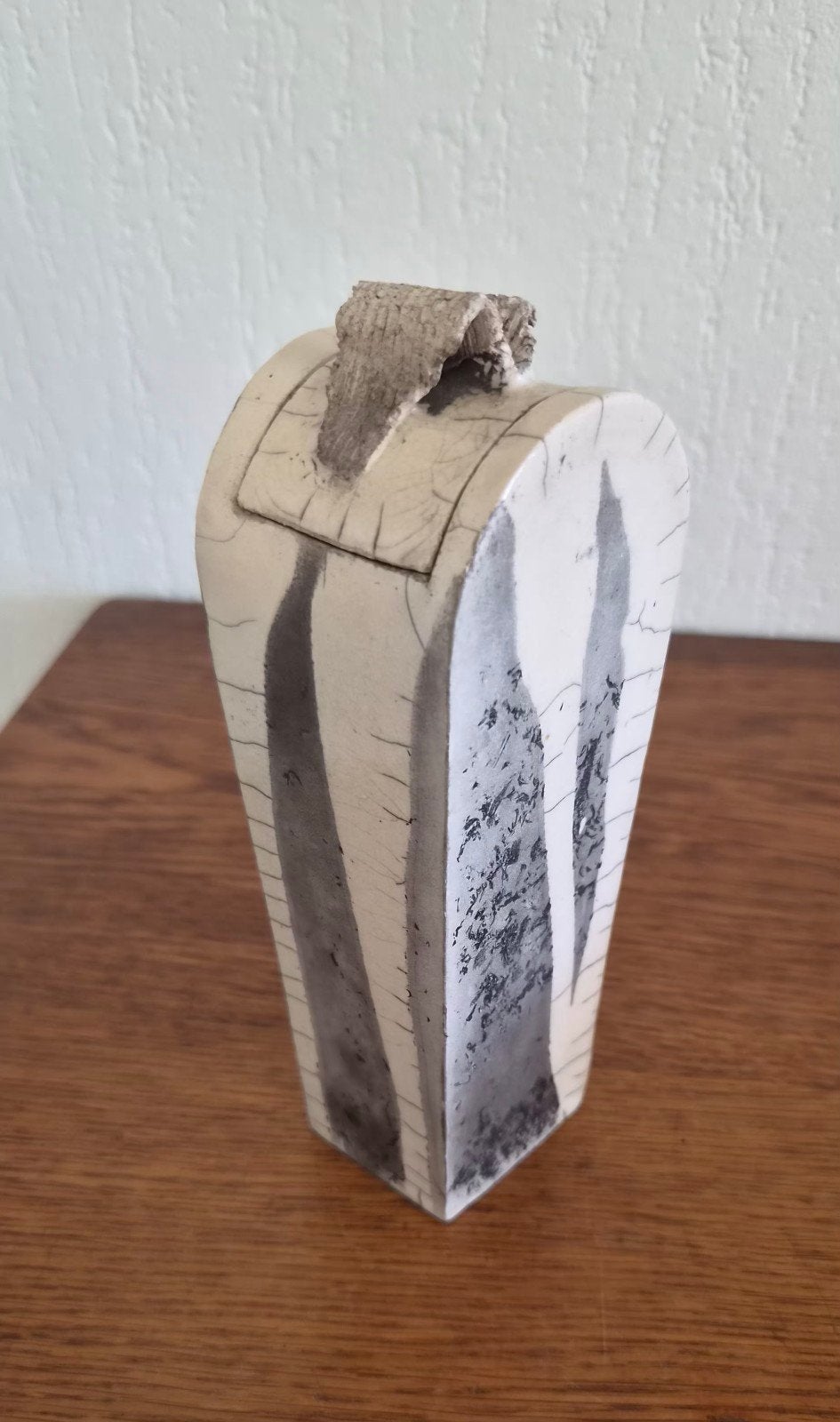 Raku gestookt object, Ophalen of Verzenden