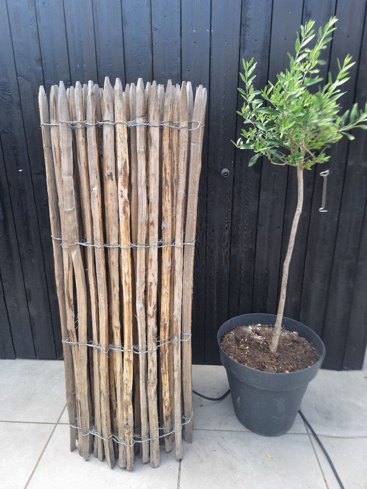 Schapenhek 1.5 hoog, 10mtr lang, Tuin en Terras, Ophalen, Hout, 200 cm of meer, 150 tot 200 cm