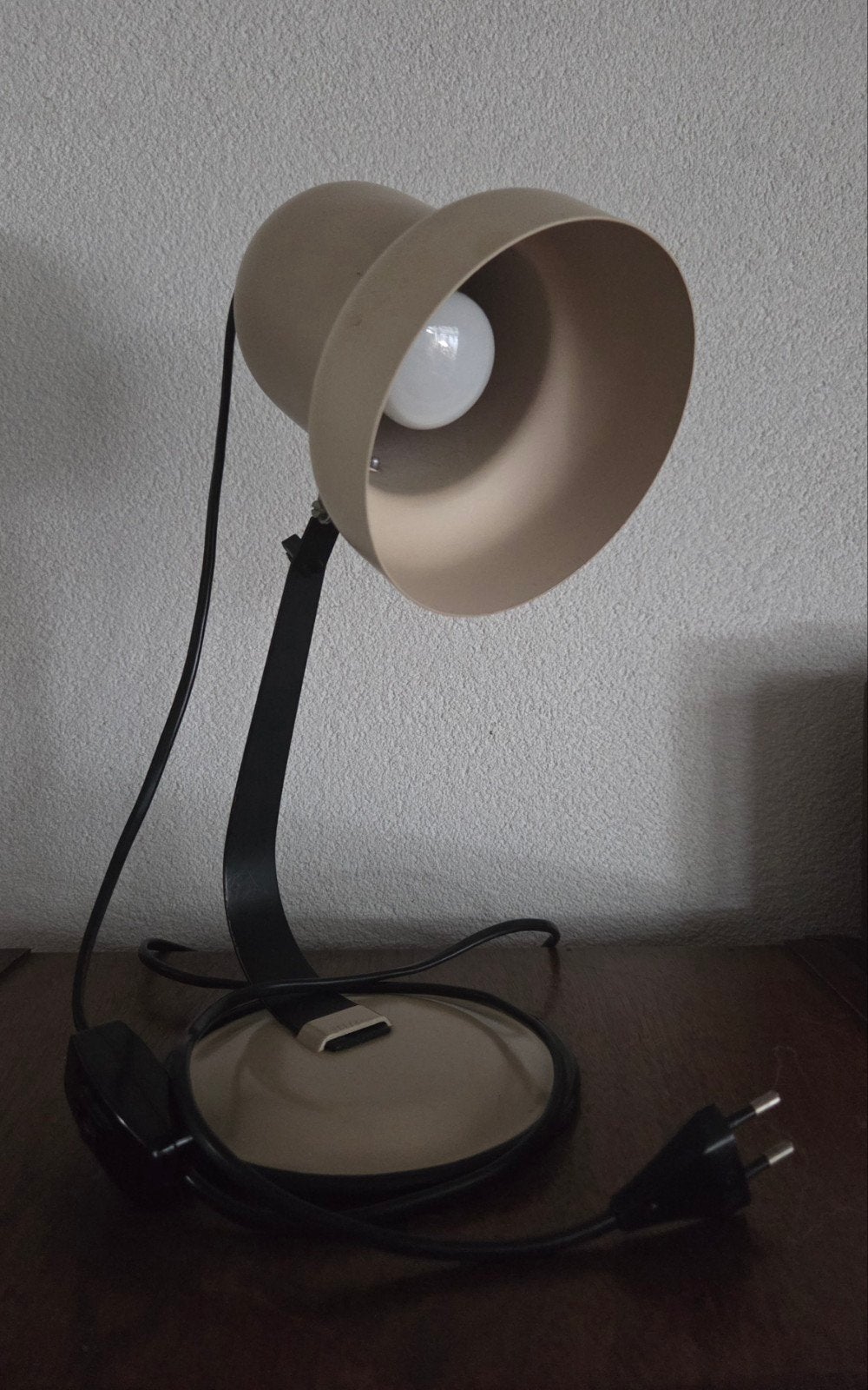 Vintage Vrieland Design Bureaulamp | Jaren 70/80 Space Age51, Verstelbaar, Ophalen of Verzenden, Design, Bureaulamp