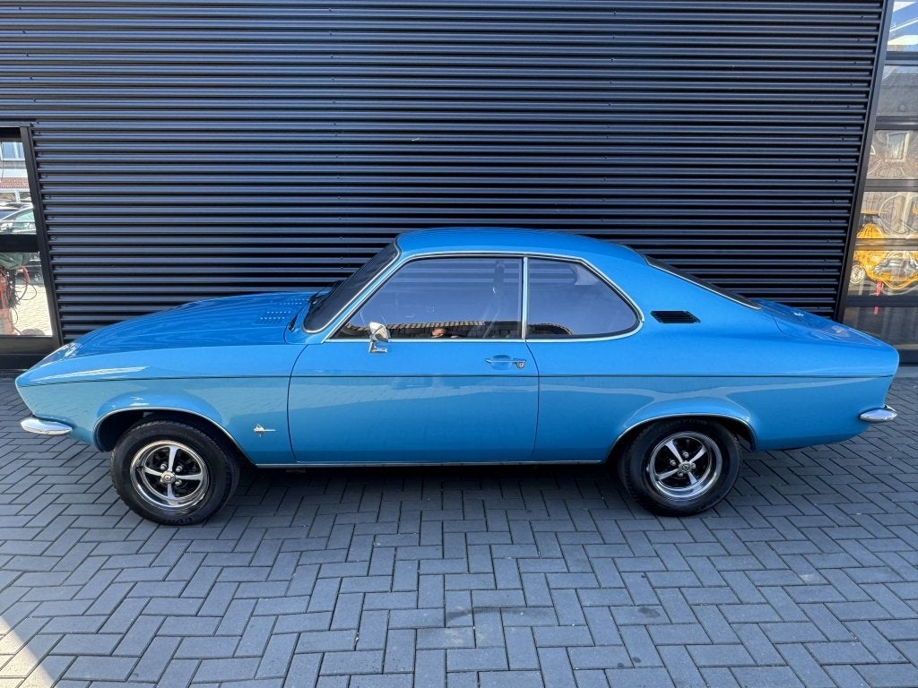 Opel Manta A 1.2 BLAUW| COMPLETE RESTAURATIE| ZEER MOOI| UNI, Auto's, Zwart, Leder, Bedrijf, Metallic lak
